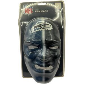 Franklin Seattle Seahawks NFL Fan Face Mask NIB PVC One Size Game Day Costume